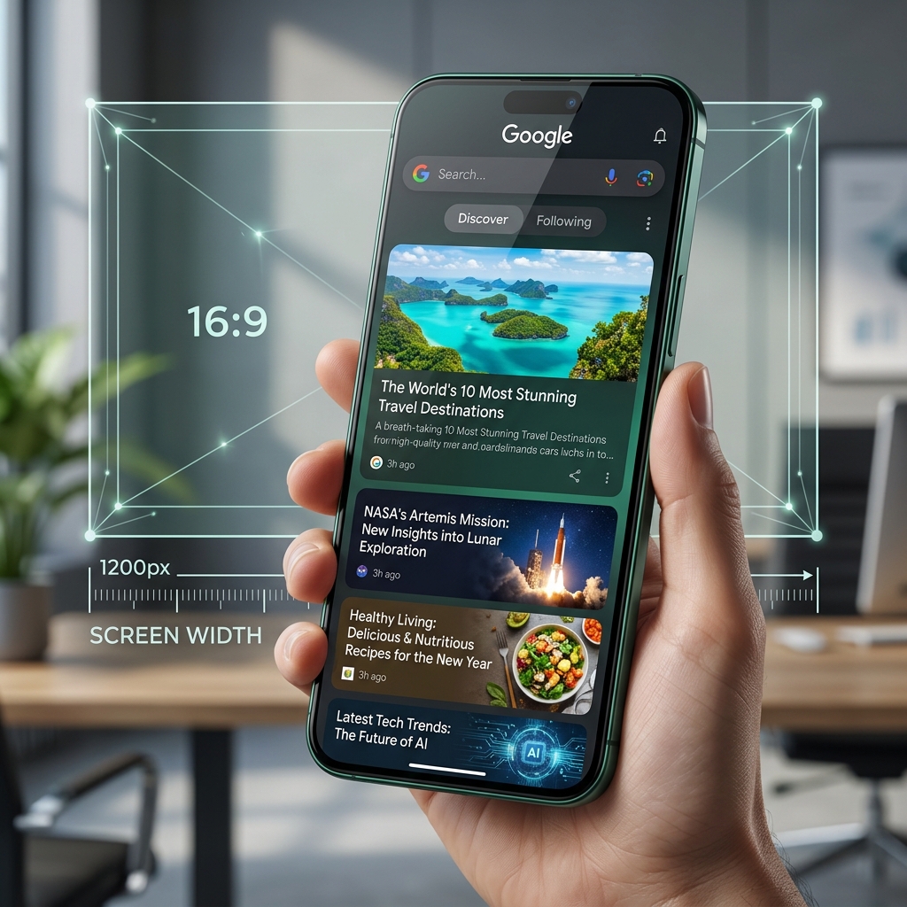 Otimização Imagens Google Discover